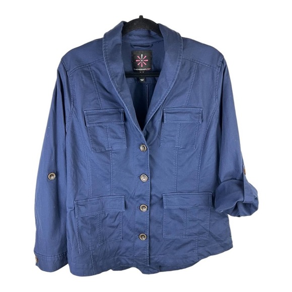 Isaac Mizrahi Jackets & Blazers - Isaac Mizrahi Live Field Jacket Navy sz 12